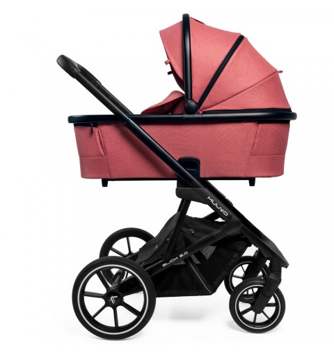 Muuvo Slick 2.0 - wózek wielofunkcyjny, zestaw 2w1 z opcją 3w1, 4w1 | Pure Pink